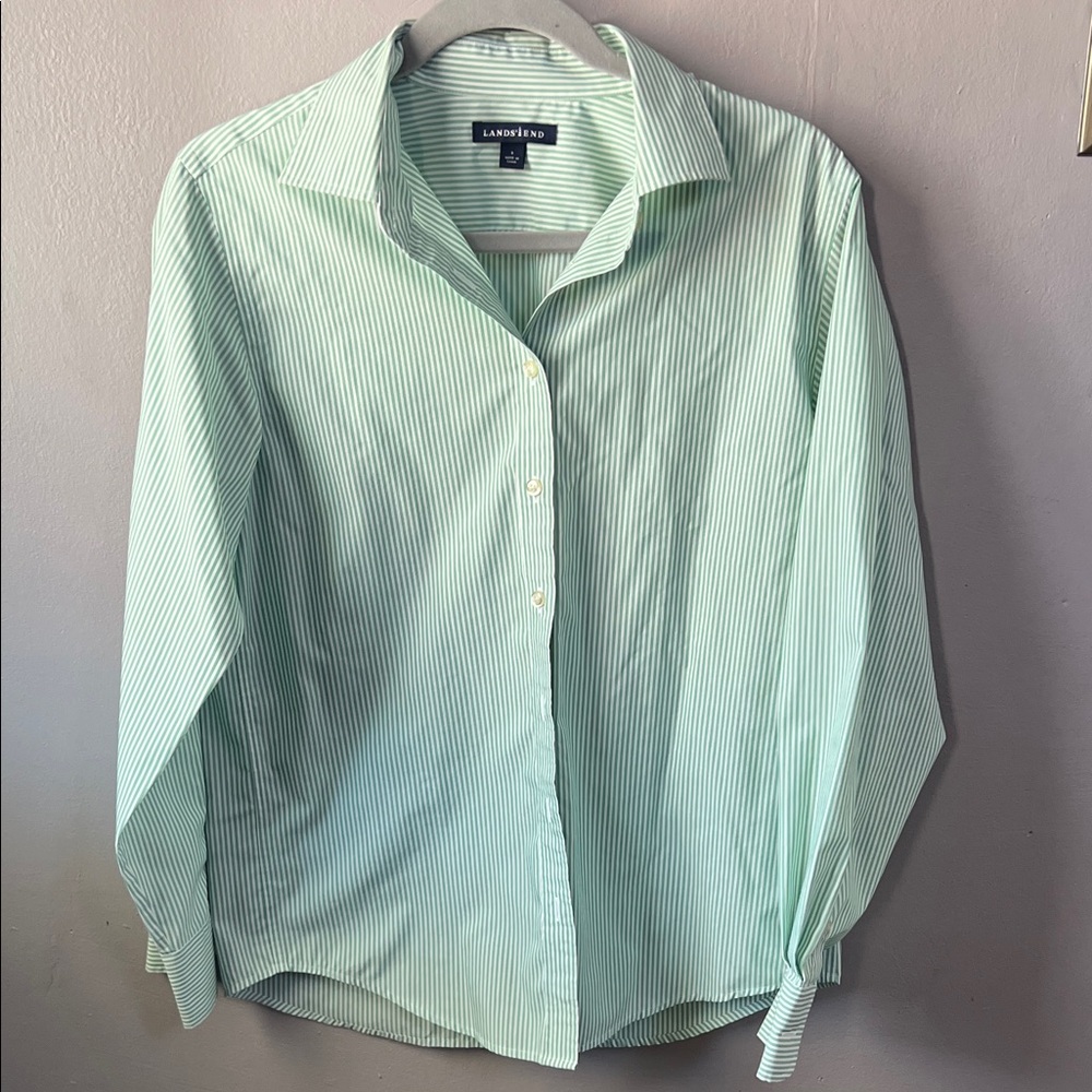 Land’s End No Iron Button Front Shirt